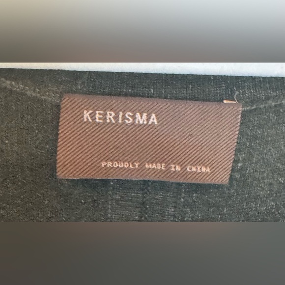 NEW Kerisma Viscose/Angora Blend Olive Green Dolman Sleeve Cardigan Size M/L - Picture 7 of 8